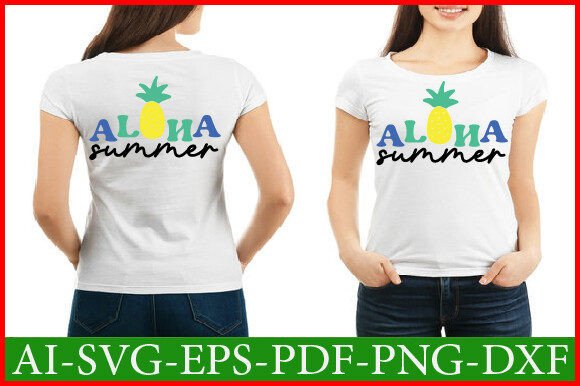 Aloha Summer Svg Design: Graphics for Crafts and Commercial Use