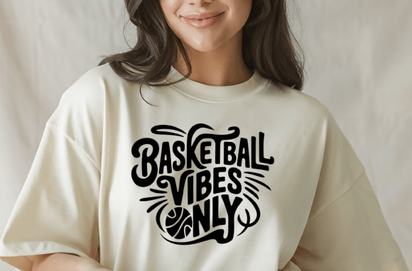 Basketball Vibes Only Svg Design