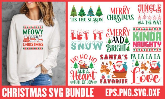 Christmas SVG Bundle Merry Christmas