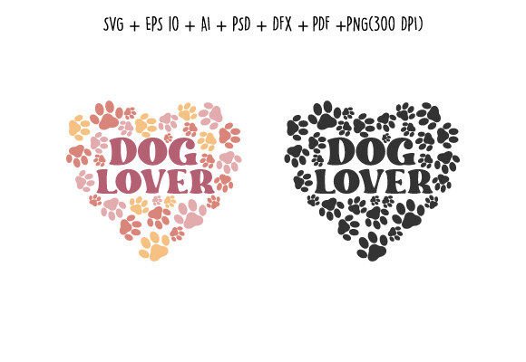 Dog Lover SVG Png Design for T Shirt