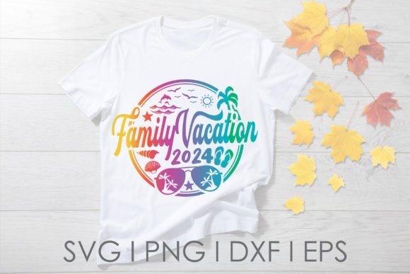 Family Vacation Trip 2024 Summer Svg Png: Graphics and Crafts for Branding