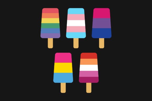 Ice Cream Pride SVG Design for Crafts and Graphics
