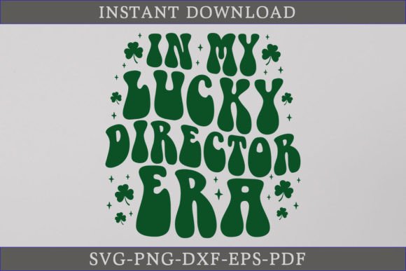 In My Lucky Director Era Retro Shirt SVG Graphics