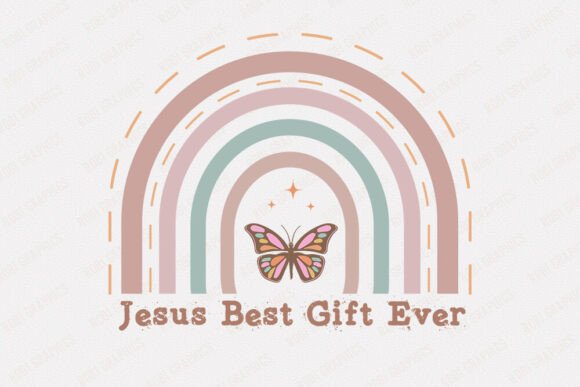 Jesus Best Gift Ever - Retro SVG