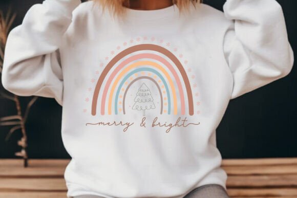 Merry Bright - Retro SVG