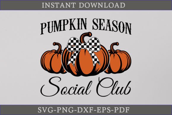 Pumpkin Season SVG Coquette Bow Fall SVG
