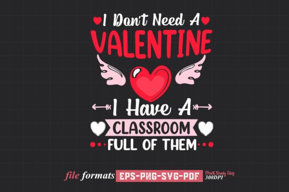 Teacher Heart Valentine SVG T-Shirt