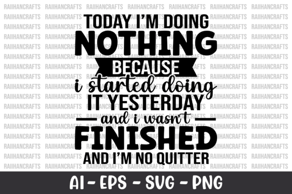 Today I'm Doing Nothing Because SVG Graphics