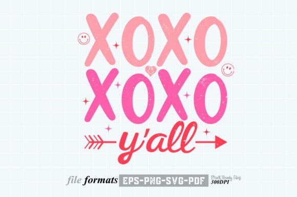 Valentine’s Day SVG XOXO Retro: Graphics and Crafts for Creative Publishing