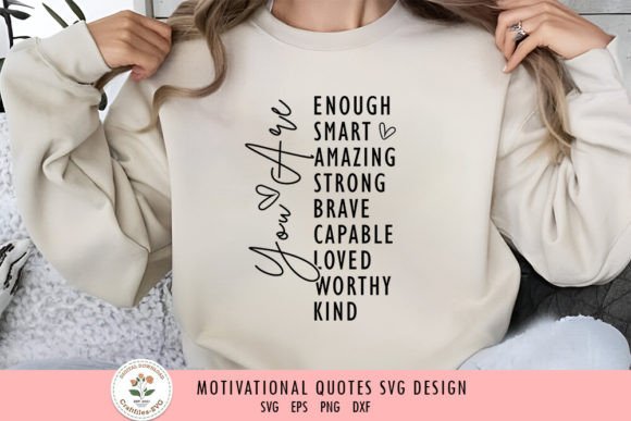 You Are Enough Smart - Motivational SVG